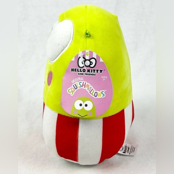 NWT 7” Keroppi the Frog Wearing Bow Tie Squishmallow — Hello Kitty Collection - Picture 4 of 6